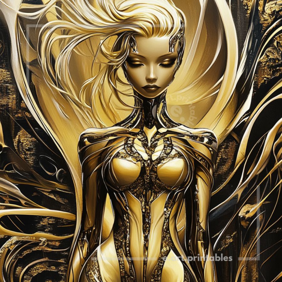 gold cyborgs series - females