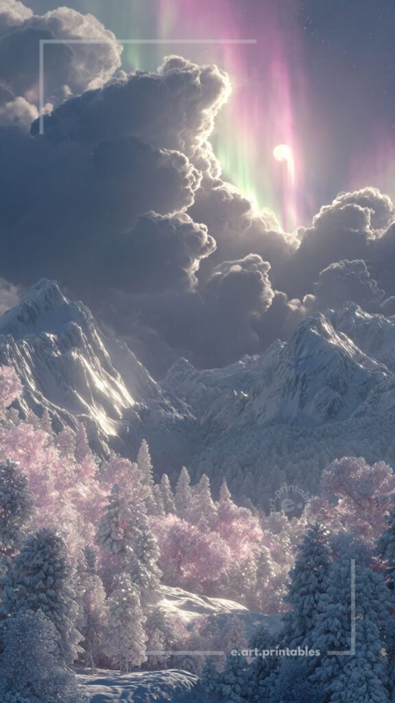 Luminous Fantasy Landscape in Soft Haze
