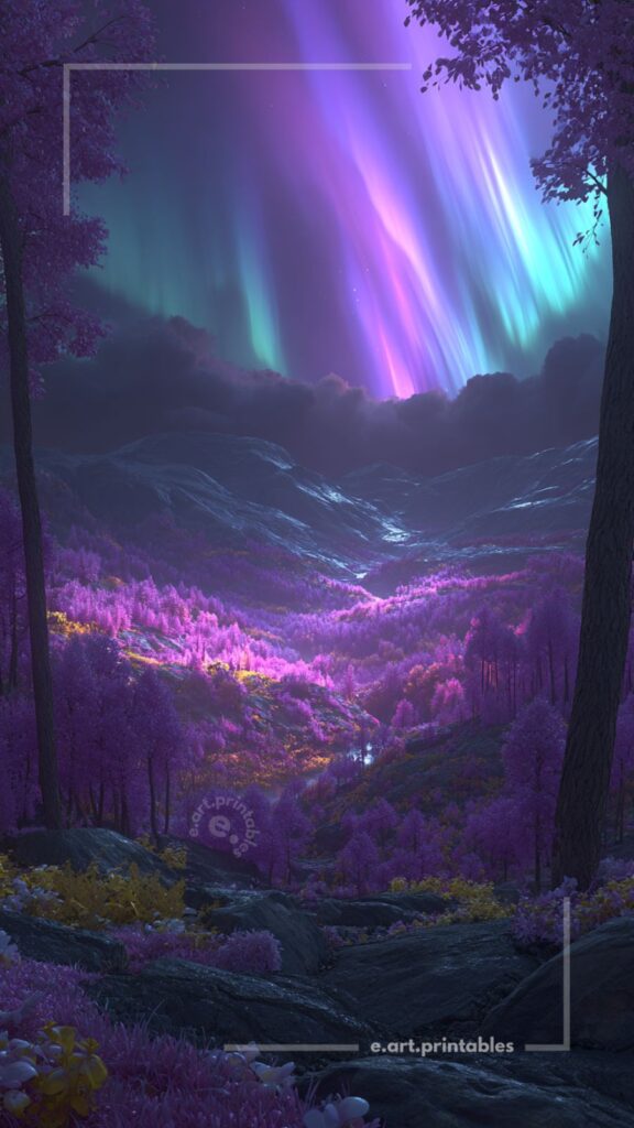 Luminous Fantasy Landscape in Soft Haze