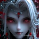 dark fantasy portraits inspired by manga and high-realism styles