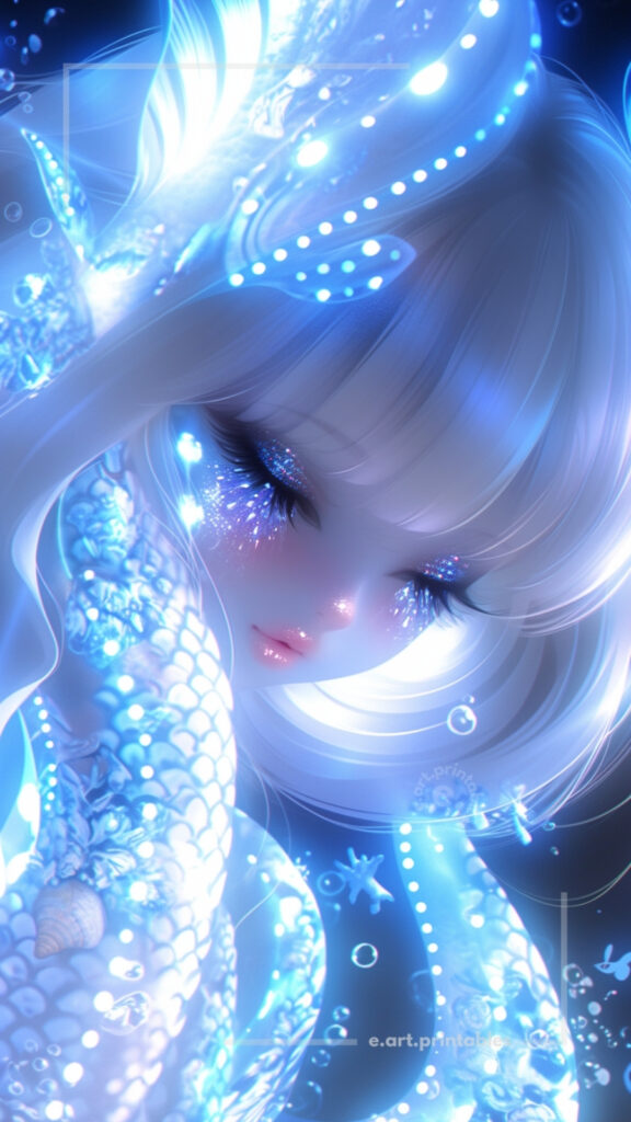 Mystical Mermaids - Blue