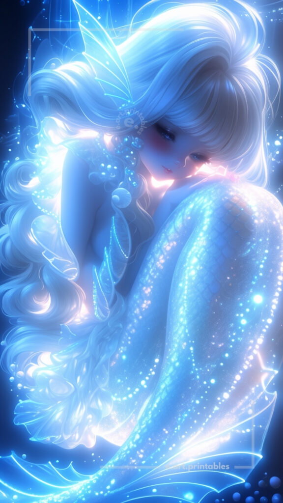 Mystical Mermaids - Blue